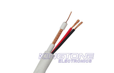 China 23 AWG BC RG59 B/U CCTV Coaxial Cable with 2 × 0.75mm2 CCA Power UV-PE Jacket supplier