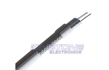 China 20 AWG CCS RG59 CATV Coaxial Cable 95% Aluminum Braiding with CMR Rated PVC supplier