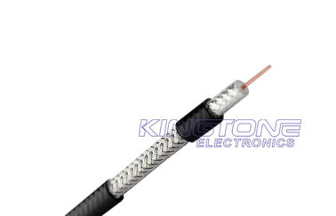 China Economy RG6 CATV Coaxial Cable18 AWG CCS 40% Aluminum Braiding for Satellite TV supplier