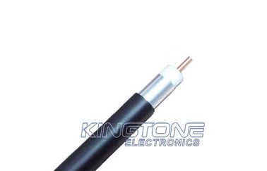 China Aluminum Tube QR860 Signal Coaxial Cable , CCA Conductor with Flame Retardant PE Jacket supplier