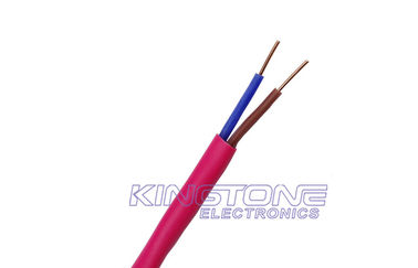 China FRLS Unshielded 0.50mm2 Fire Resistant Cable , Bare Copper with 5.00mm Jacket supplier