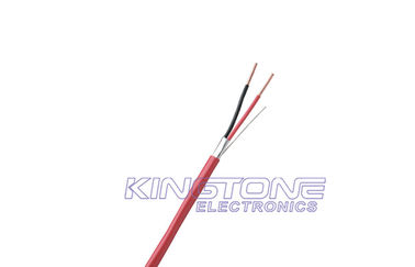 China 12AWG FPL Fire Alarm System Cable , Shielded 2 Cores Solid Copper Conductor supplier