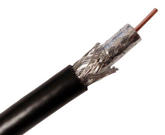 China Standard RG11 CATV Coaxial Cable 14 AWG CCS 60% AL Braiding PE Jacket for CATV supplier