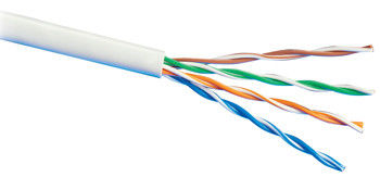 China UTP CAT5E Network Cable 24 AWG Copper Conductor with LSZH / LSOH Jacket supplier