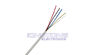 4 Cores Shielded 7 x 0.19mm TCCA  Security Alarm Cables for Telephone Station supplier