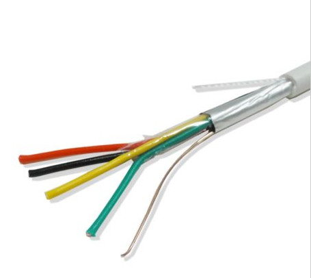 0.22mm2 protegido trenzó el cable de la alarma de la seguridad del conductor para teledirigido interior