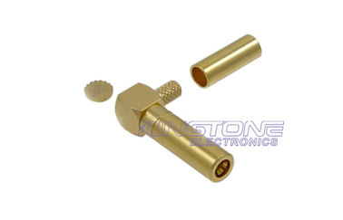 China Conector de cable coaxial RF RG188 de oro SSMB-Nano Crimp para señal de video proveedor