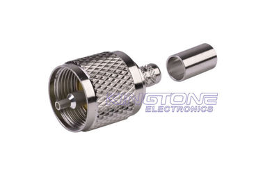China Conectores de cable coaxial de corte masculino UHF para cable coaxial RG8 RG58 RG195 RG400 proveedor