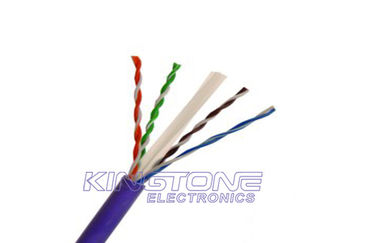 China 23AWG UTP CAT6 Cables de cámaras de seguridad 4 pares de cobre desnudo CMR clasificado en PVC proveedor