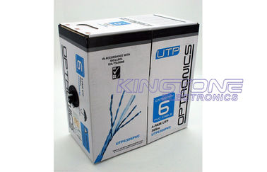 China LSZH UTP CAT6 Cable de cámara de seguridad en 4 pares 23AWG Cobre sólido desnudo proveedor