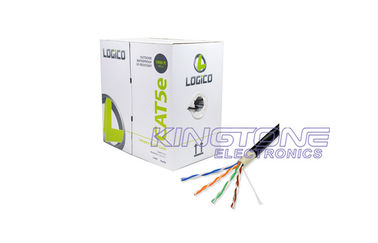 China UTP CAT5E Cable de cámara de seguridad 4PR 24AWG Sólido cobre desnudo LSZH PVC proveedor