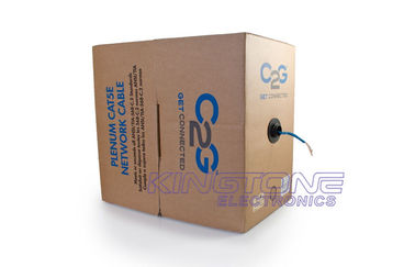 China 24 AWG Solid Copper Conductor UTP CAT5E con chaleco de PVC para cámara de seguridad proveedor