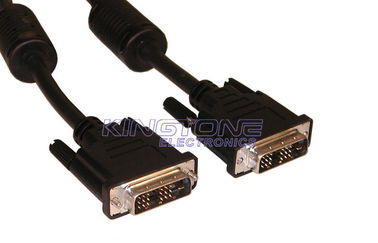 China Enlace 4P 5C DVI Cables HDMI de alta velocidad con chaqueta de PVC flexible para reproductor de DVD proveedor