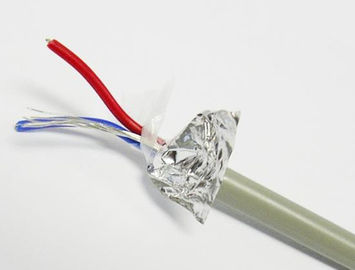 China Cable de alarma de seguridad blindado de aluminio de papel Mylar 1 Par 1.00mm2 TC conductor proveedor