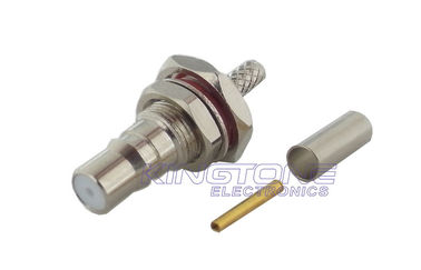 Conector de cable QMA Plug TV Encuentro de ángulo derecho para cable RG58, cable de la serie 195 proveedor
