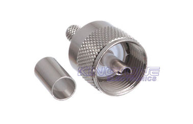 Conectores de cable coaxial de corte masculino UHF para cable coaxial RG8 RG58 RG195 RG400 proveedor