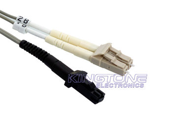 LC naranja a MTRJ Cable de parche de fibra óptica 62.5/125 con baja pérdida de inserción proveedor