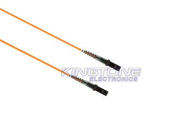 MTRJ a MTRJ Cordón de parche de fibra óptica 62.5/125 PVC multimodo proveedor