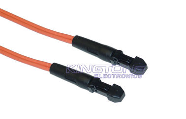 MTRJ a MTRJ Cordón de parche de fibra óptica 62.5/125 PVC multimodo proveedor