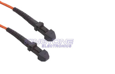 MTRJ a MTRJ Cordón de parche de fibra óptica 62.5/125 PVC multimodo proveedor