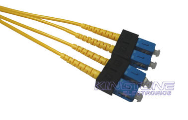 SC a SC cable de parche de fibra óptica dúplex SC PC para caja terminal proveedor