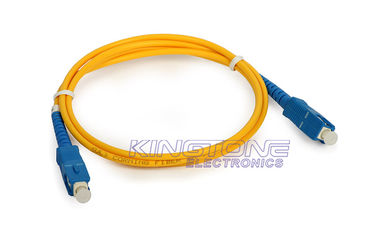 Cable de parche de fibra óptica de modo único de SC a PC 8.3 / 125 um para accesorios de fibra proveedor