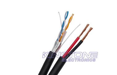 CAT5E con cable de cámara de seguridad siamesas de 16 × 0,25 mm de potencia CCA en cadena proveedor