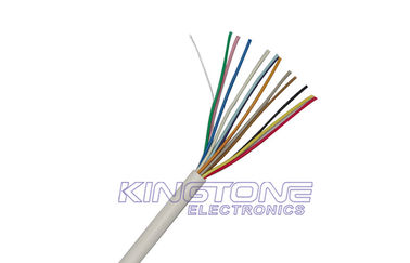 0.20mm2 Cable de alarma de seguridad CU sólido / CCA / TCCA conductor sin blindaje en 100M proveedor